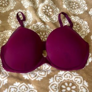 Victoria secret bra wine color maroon